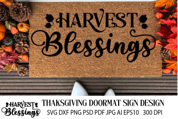 Blessings Doormat Sign SVG