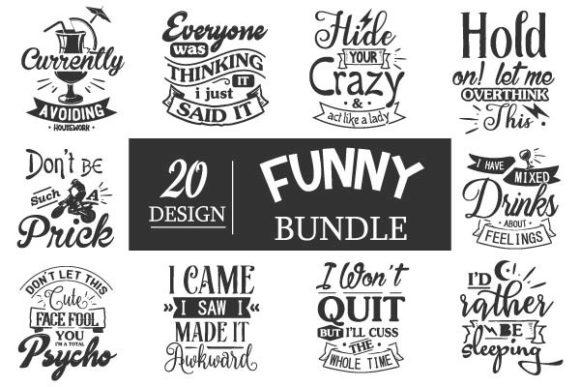 Funny Design Bundle: Graphics & Crafts Fun