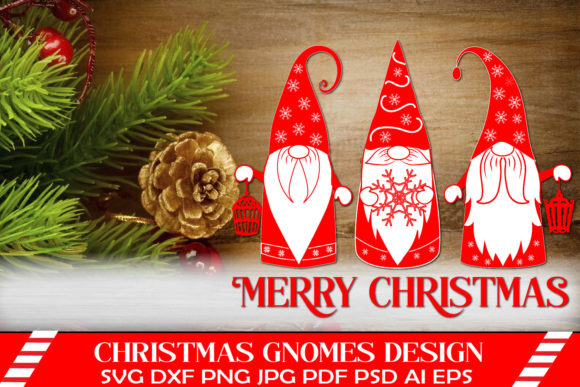 Gnomes SVG. Scandinavian Gnomes. Graphics & Crafts