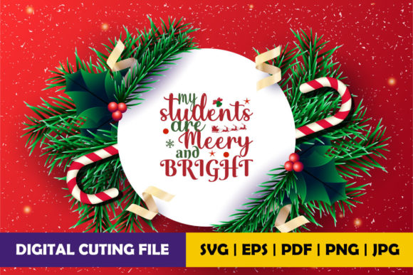 My Students Are Merry and Bright Graphics
